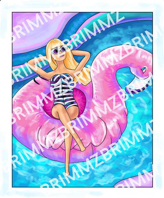 FLAMINGO FLOATIE BABE